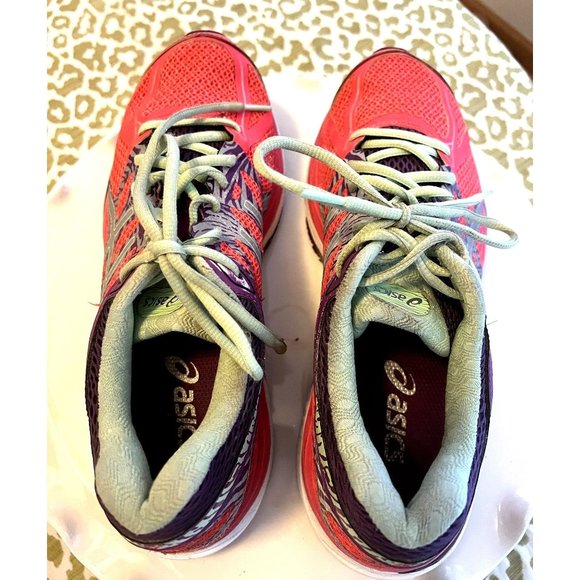 Asics Gel Cumulius 17 Fluid Ride Womens size 8.5 Hot Pink, Purple Running Shoes - Picture 4 of 9